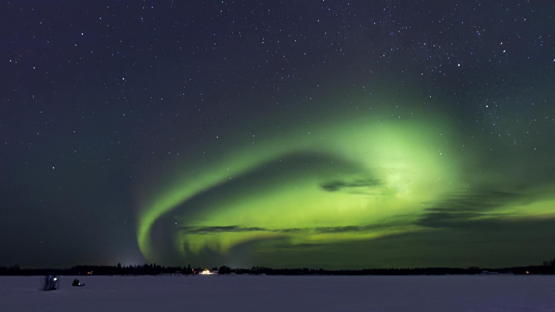 Corine Gille - Aurores boréales finlandaises