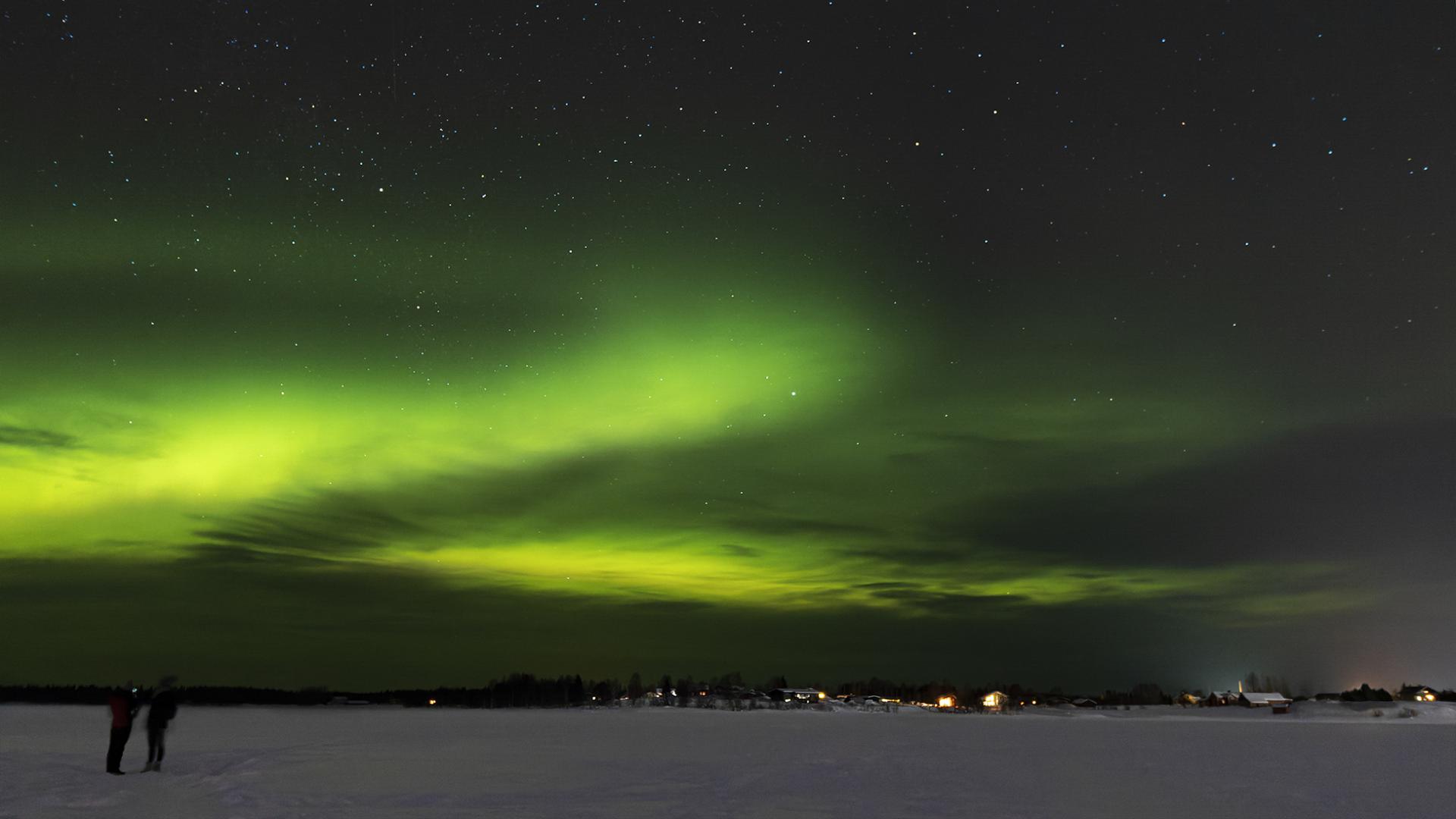 Corine Gille - Aurores boréales finlandaises